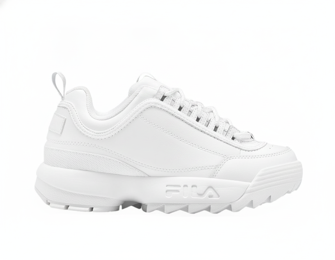 Zapatilla Urbana de Hombre Estilo Retro Mono Blanco