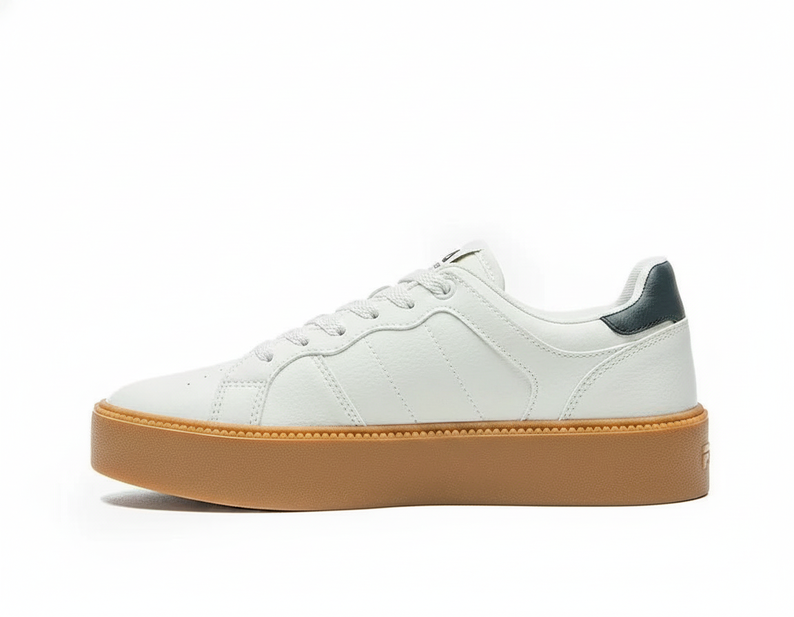 Zapatillas Urbanas Estilo Retro Mujer Blancas