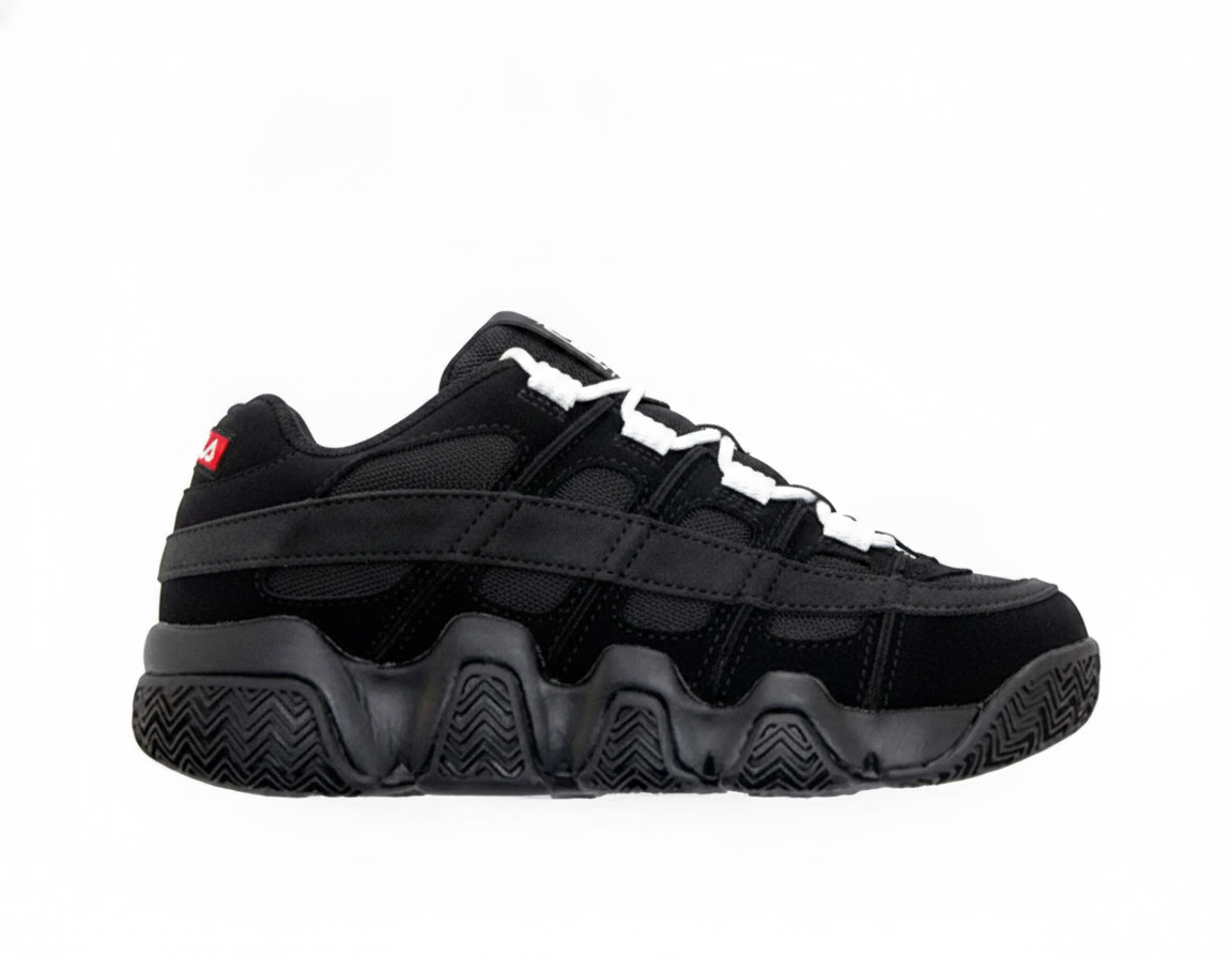 Zapatillas Urbanas Hombre Estilo Retro Negro