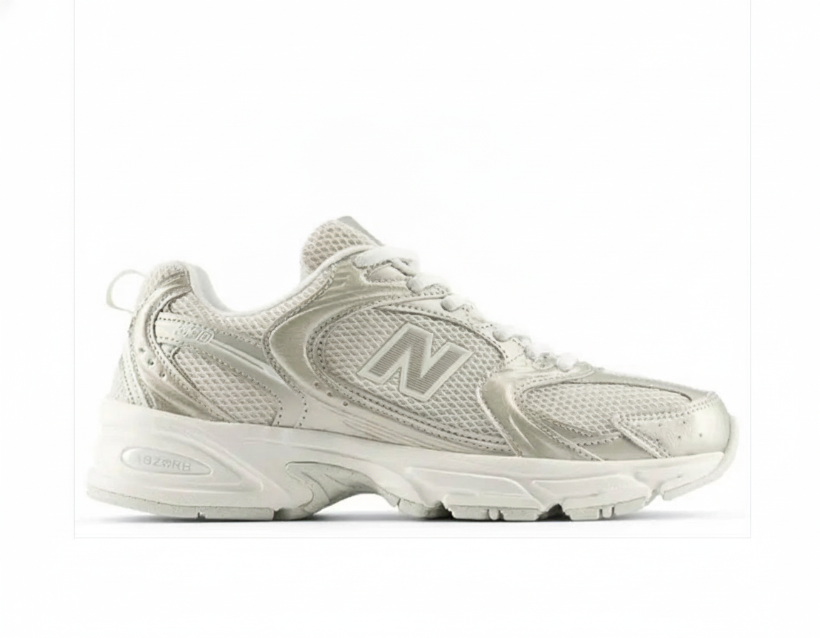 Zapatilla Estilo Running Mujer Beige