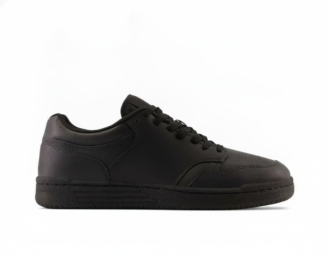 Zapatilla Deportiva Urbana Hombre Negra Monocromática