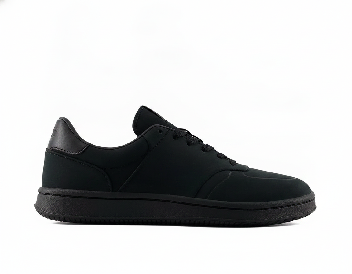 Zapatillas Urbanas Hombre Negro Monocromático
