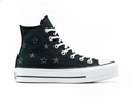 Zapatillas Urbanas con Plataforma Mujer Negro
