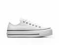 Zapatilla Urbana Plataforma Mujer Blanco