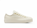 Zapatilla Urbana Lona Plataforma Mujer Blanco