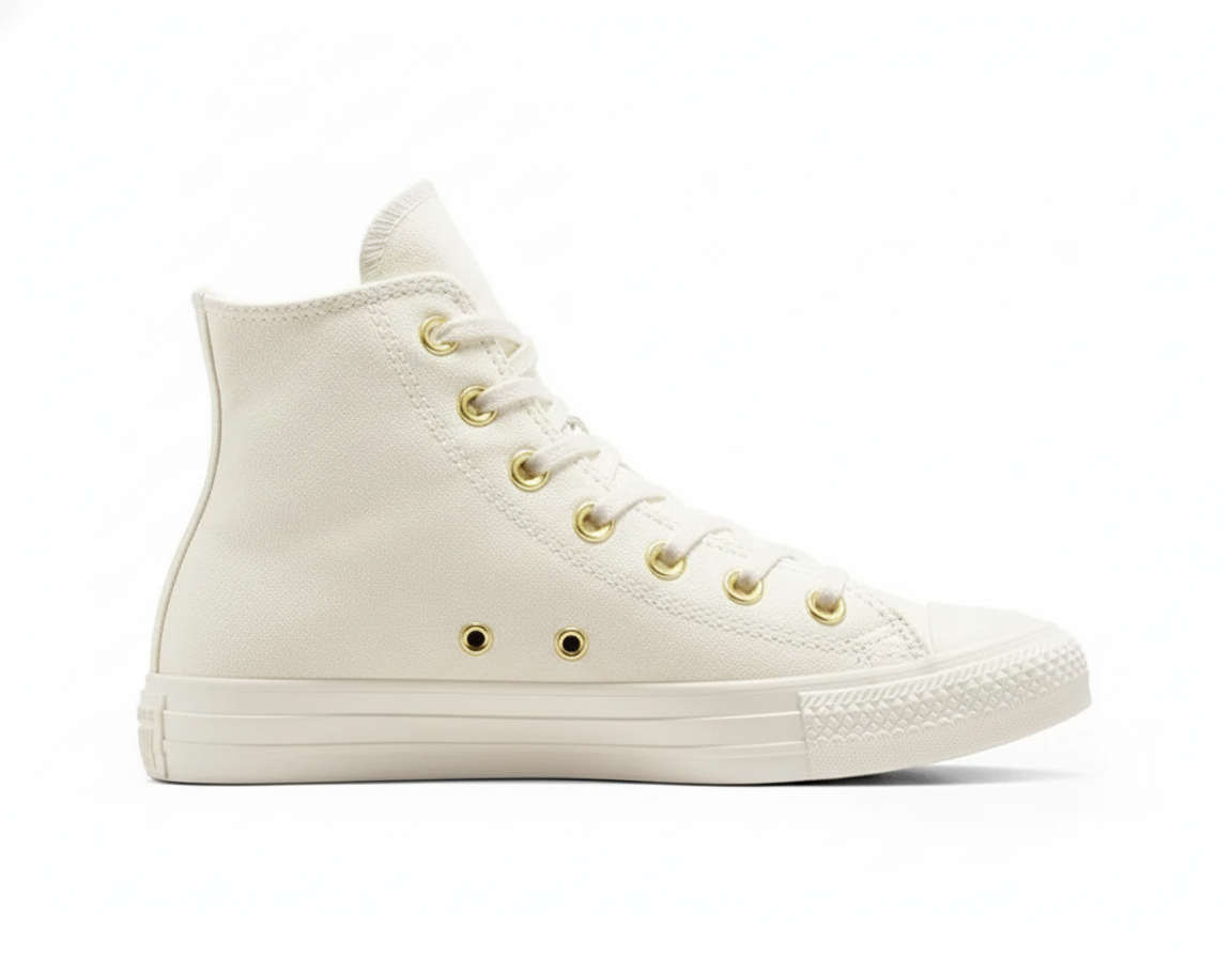 Zapatillas Urbanas Clásicas Lona Mujer Blanco