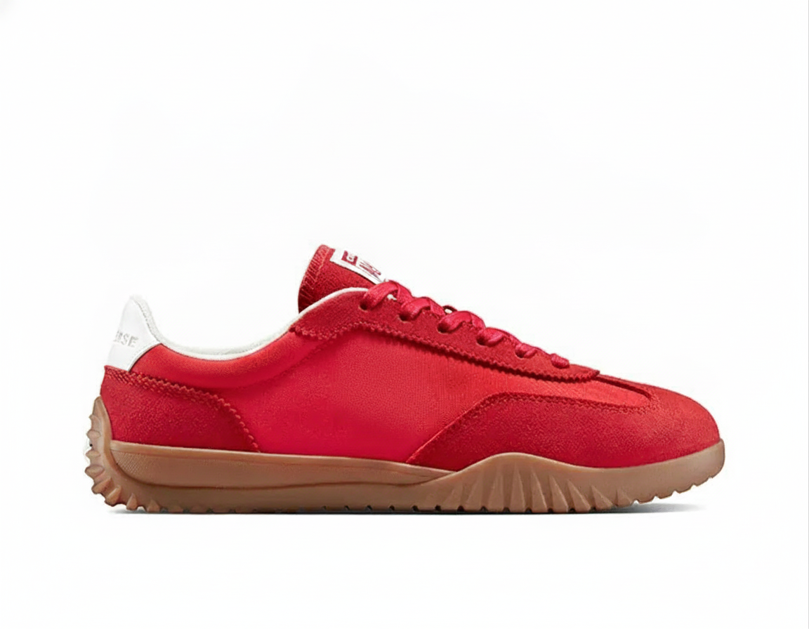 Zapatillas Urbanas Estilo Retro para Mujer - Rojo