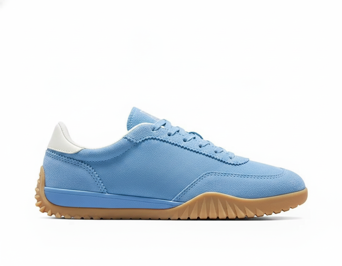 Zapatilla Urbana Deportiva Mujer Azul - Blanco - Suela Gum