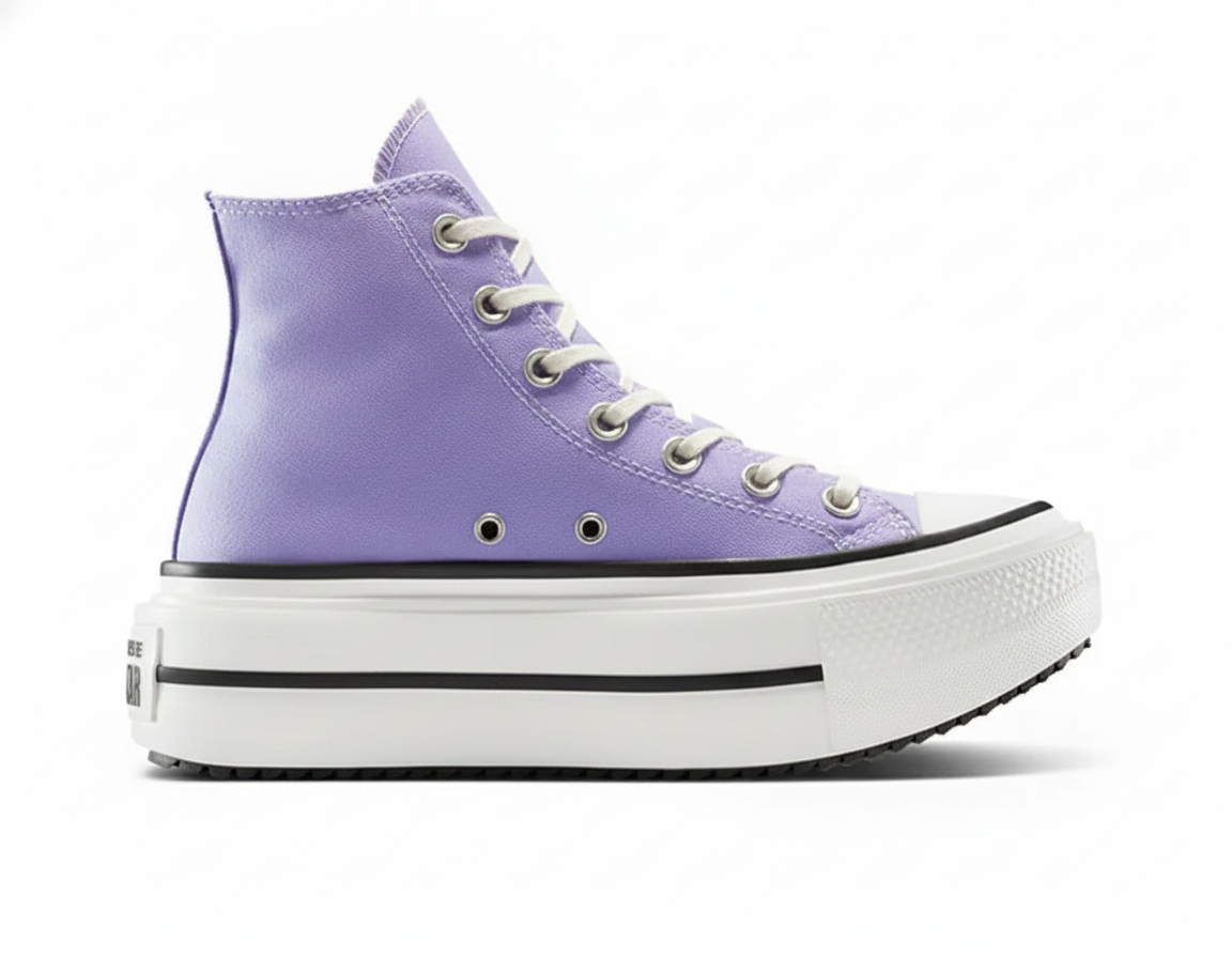 Zapatillas Urbanas con Plataforma para Mujer - Morado