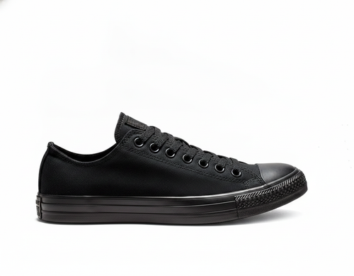 Zapatilla Casual de Lona para Mujer - Negro
