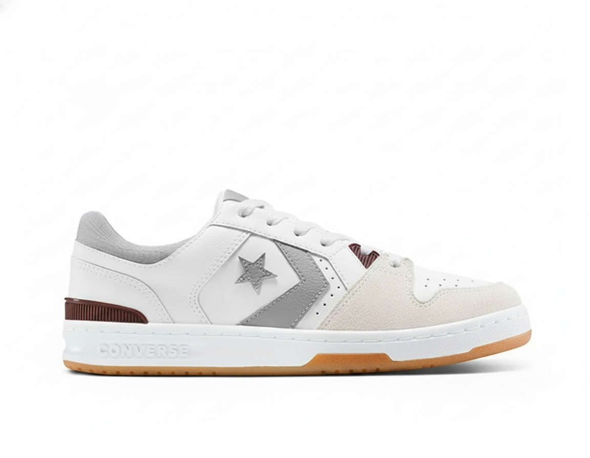 Zapatillas Urbanas de Cuero para Hombre - Blancas