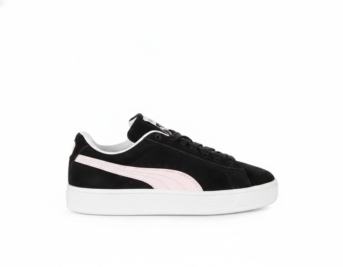 Zapatilla Urbana Casual Negra y Rosada para Uso Diario