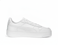 Zapatillas Urbanas Mujer Estilo Retro Blanco Monocromático