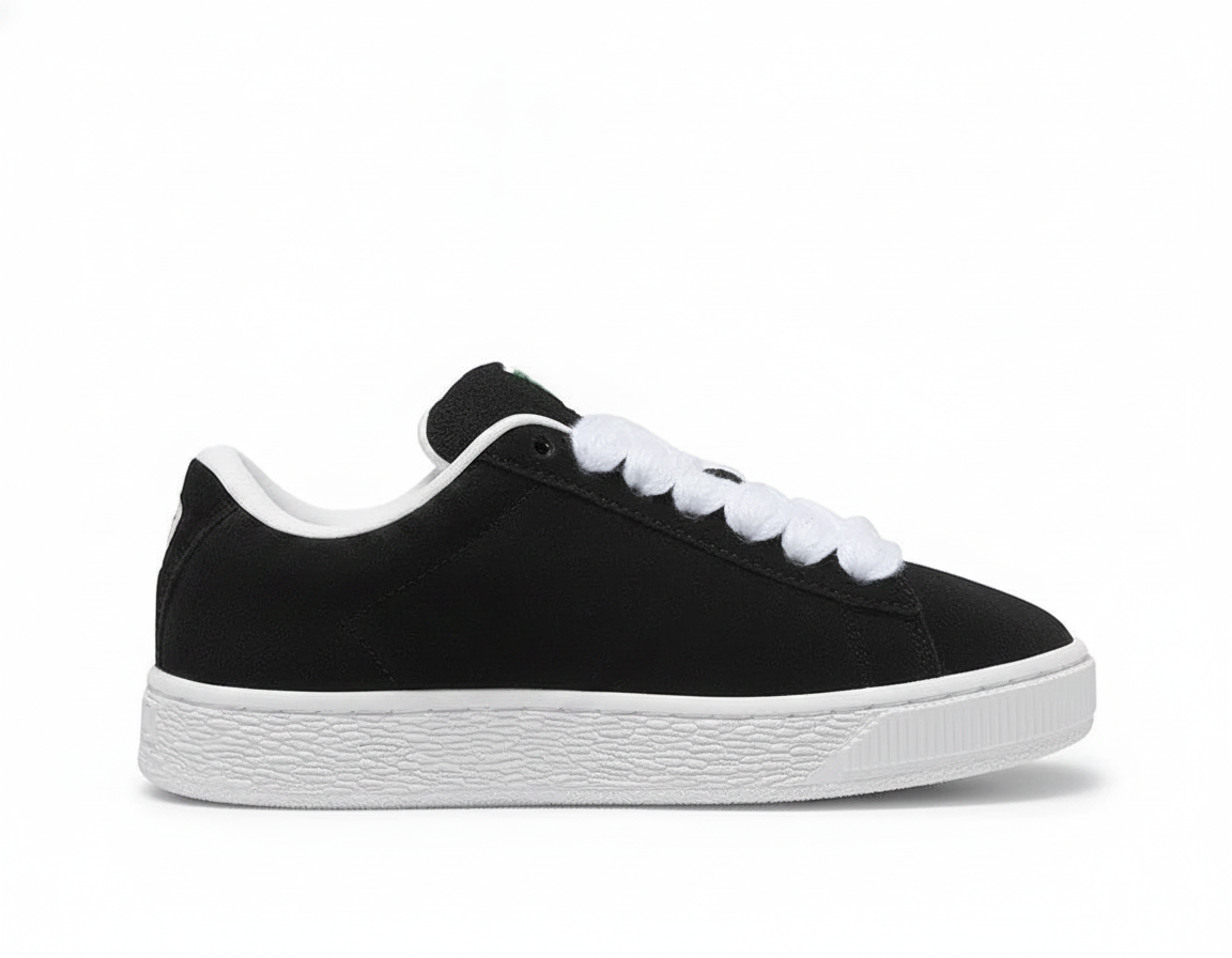 Zapatilla Urbana Niños Gamuza Negra