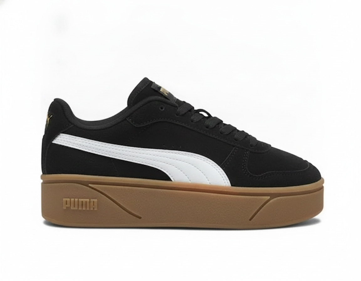 Zapatillas Plataforma Casual Mujer Negro