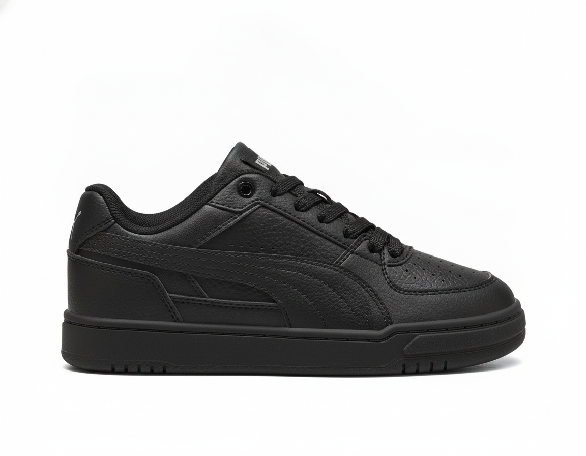 Zapatillas Urbanas Niños Color Monocromático Negro