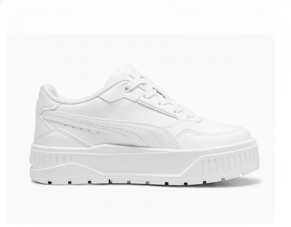 Zapatillas Urbanas Plataforma Niños Blanco