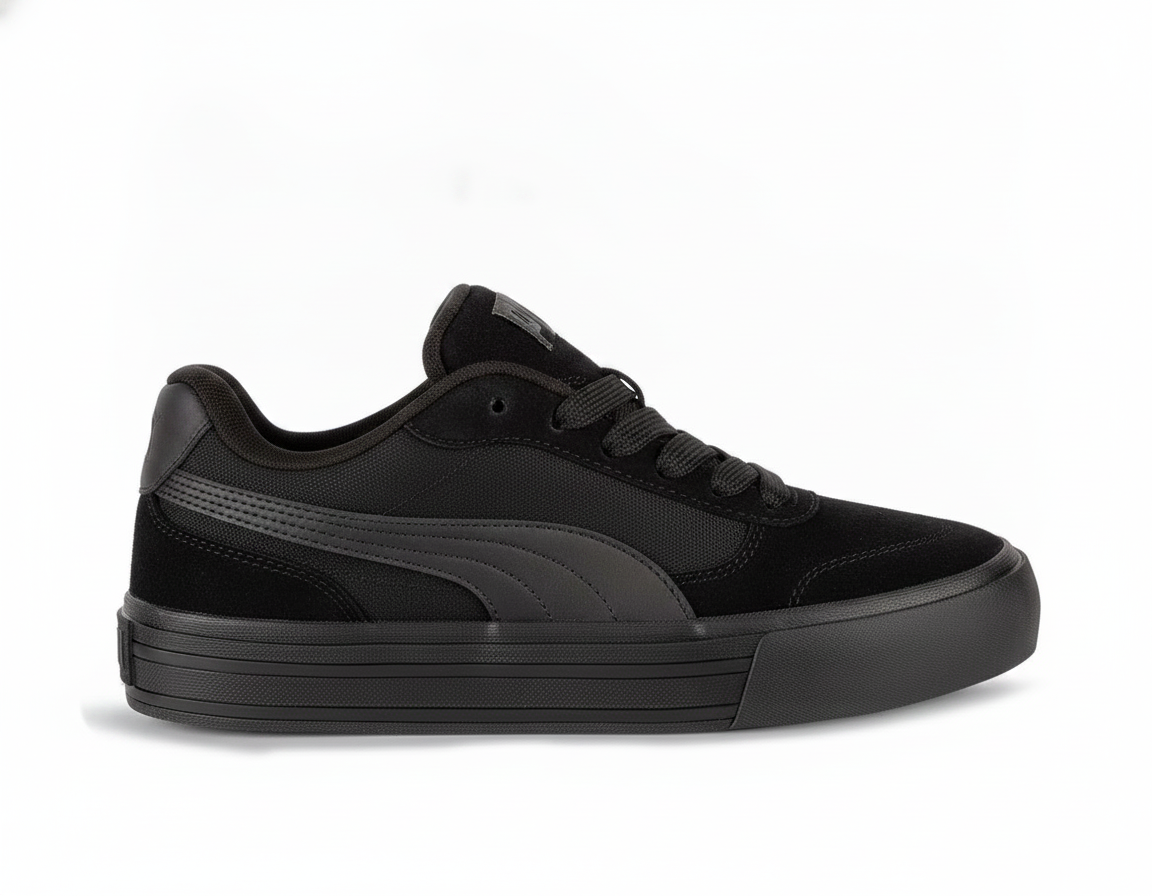 Zapatillas de Estilo Urbano para Hombre - Negro Monocromático