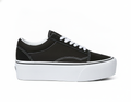 Zapatilla Urbana con Plataforma Mujer Negra