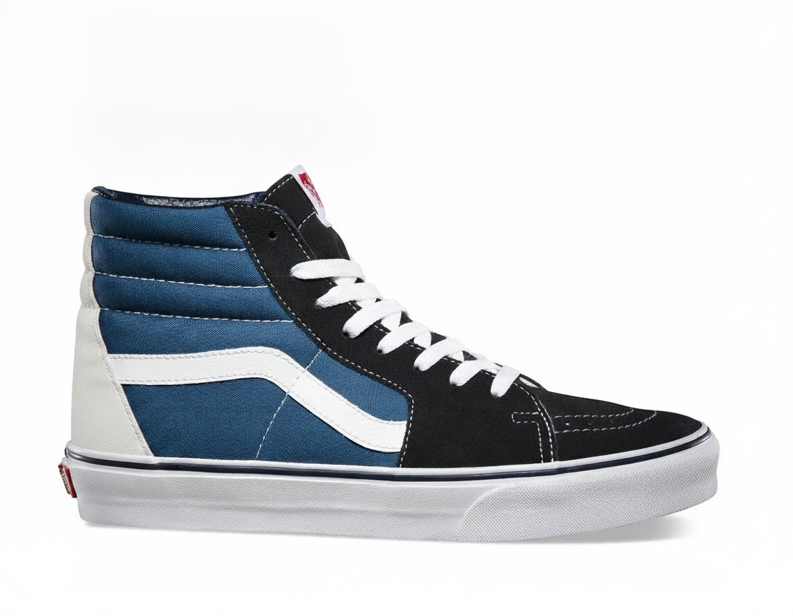 Zapatilla de Caña Alta Unisex Azul
